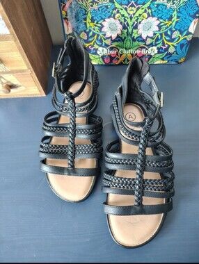 ☀️SUMMER SALE!! Addition-Elle Black Sandal 8W